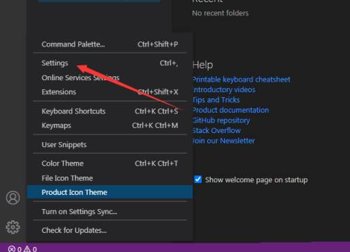 《Vscode》打开显示所有设置方法介绍