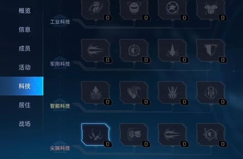 《星球重启》公会科技加点方法