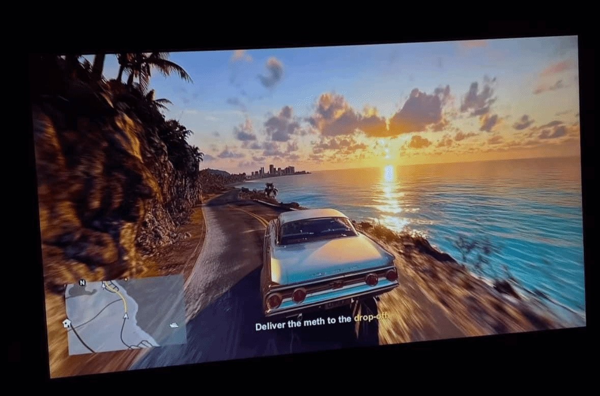 《GTA6》全新截图泄露，海岸边的视觉盛宴
