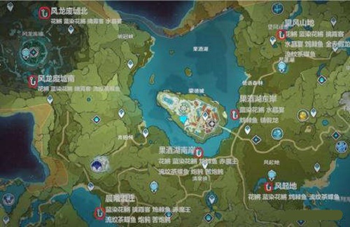 原神蒙德钓鱼地点在哪（原神蒙德钓鱼地点位置分布图2022最新）